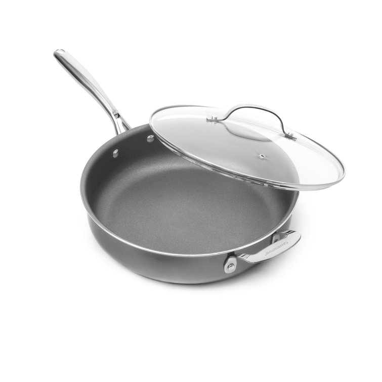 GraniteStone Conform 1 qt Non Stick Aluminum Saute Pan with Lid Wayfair